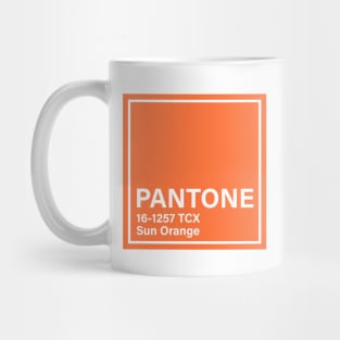 pantone 16-1257 TCX Sun Orange Mug